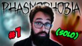 LET THE TERROR COMMENCE! | Phasmophobia (SOLO) #1