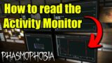 How to interpret the activity monitor in Phasmophobia